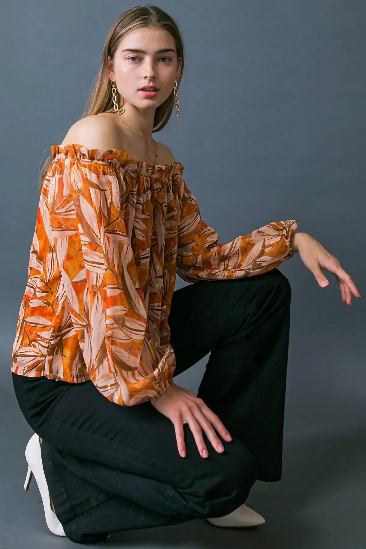 MAKE ME BELIEVE WOVEN TOP - Flying Tomato - Flyclothing LLC