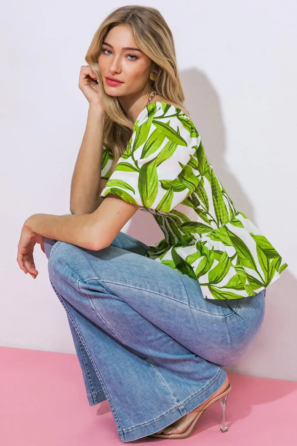 THE BEST PART WOVEN TOP - Flying Tomato - Flyclothing LLC