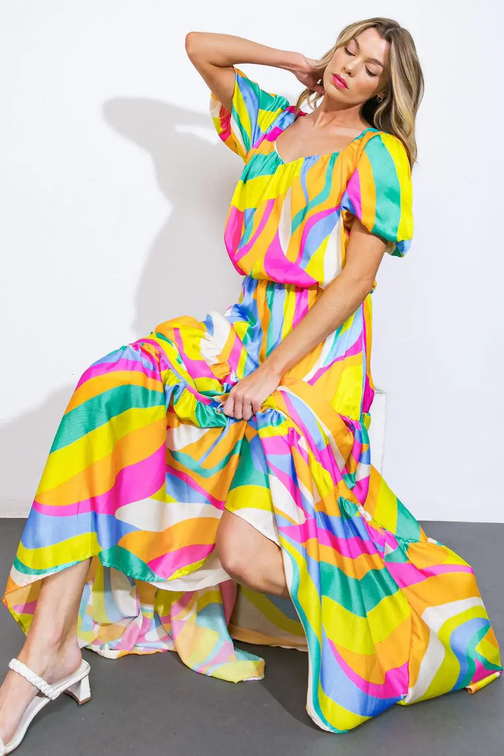 BEAUTIFUL MELODY WOVEN TOP - Flying Tomato - Flyclothing LLC