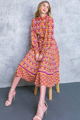 LIFETIME CELEBRATIONS WOVEN SHIRT DRESS - Flying Tomato - Flyclothing LLC