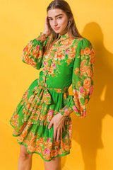 FURTHERST THING WOVEN MINI DRESS - Flying Tomato - Flyclothing LLC