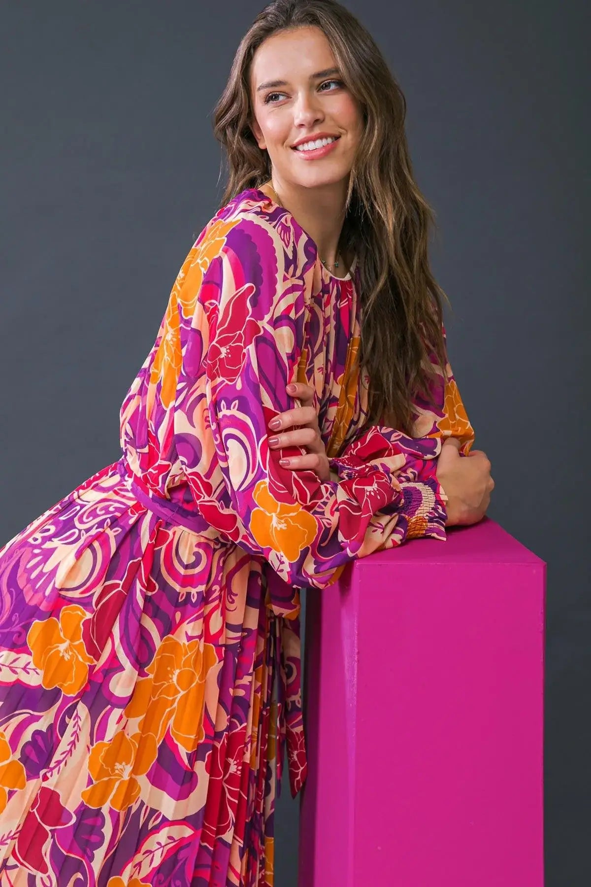 CHANGING LOCATIONS WOVEN MAXI DRESS - Flying Tomato - Flyclothing LLC