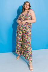 MOLINETTO FLORAL WOVEN JUMPSUIT - Flying Tomato - Flyclothing LLC