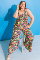 MOLINETTO FLORAL WOVEN JUMPSUIT - Flying Tomato - Flyclothing LLC