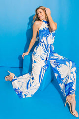 HERE FOR THE VACATION WOVEN JUMPSUIT - Flying Tomato - Flyclothing LLC