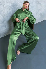 LIKE FINE ART WOVEN JUMPSUIT - Flying Tomato - Flyclothing LLC