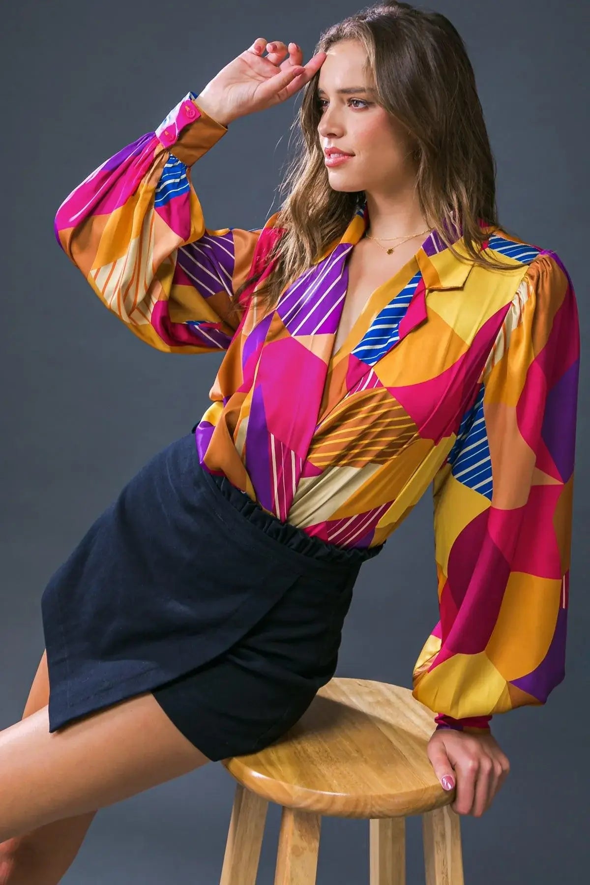 NEW IN TOWN WOVEN BODYSUIT - Flying Tomato - Flyclothing LLC