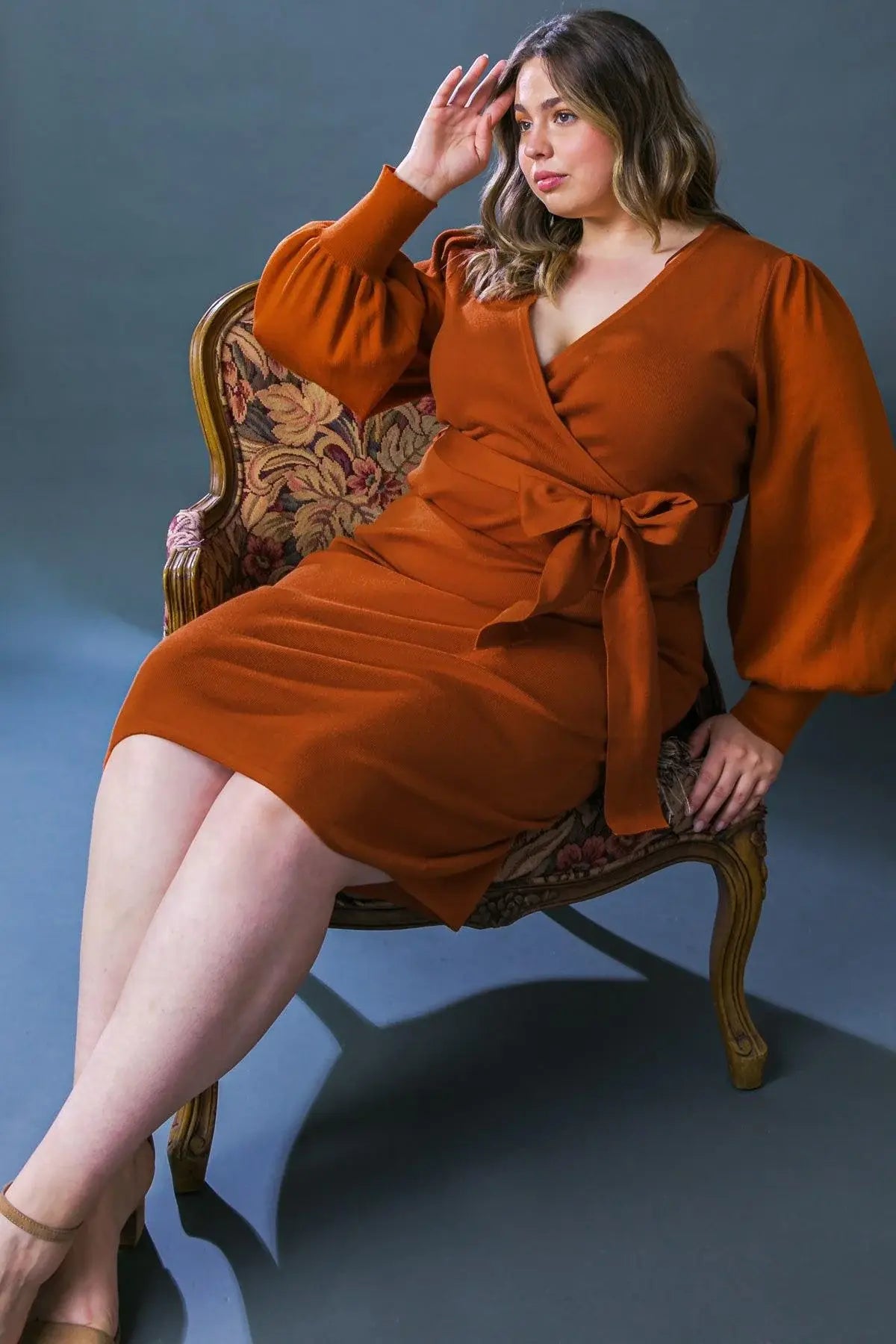ADORABLE IDEAL SWEATER MIDI DRESS - Flying Tomato - Flyclothing LLC