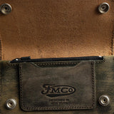SMALL TRUCKER - Vegetable Tanned Leather Wallet - First Manufacturing Company - Flyclothing LLC