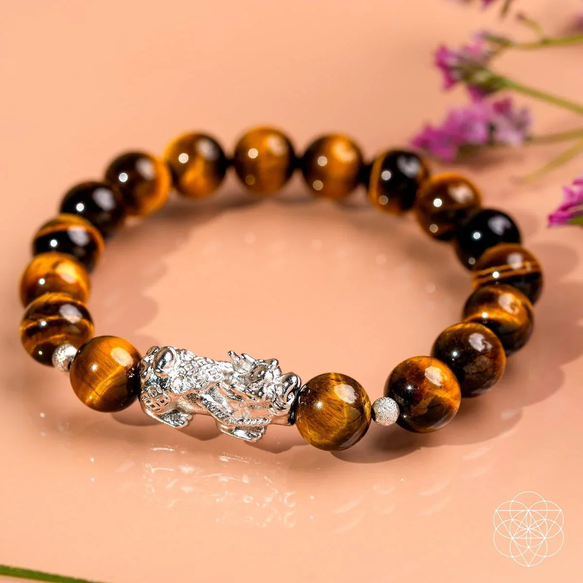 Fortune Flows - Tiger’s Eye & Pixiu Bracelet - Conscious Items - Flyclothing LLC
