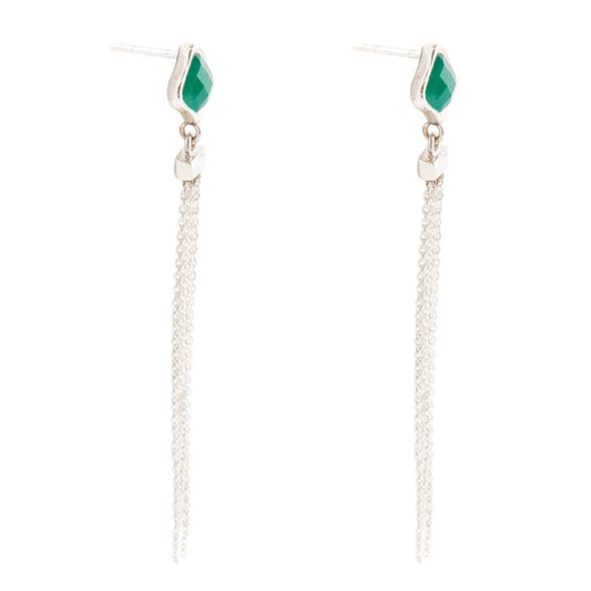Fringed Green Onyx Earring - Barse Jewelry - Flyclothing LLC