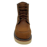 Adtec Legacy Pro: Women's 6" Moc Toe Work Boot: Whiskey Brown - [COMPOSITE TOE, EH, SRO]