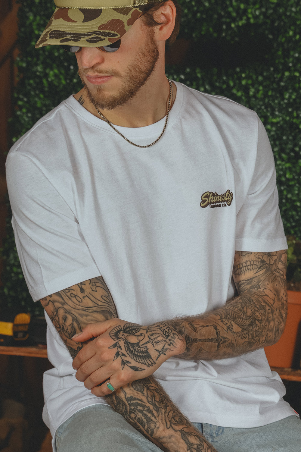 The Pruning Party | White Full Bush Bush Club Everyman™ T Shirt