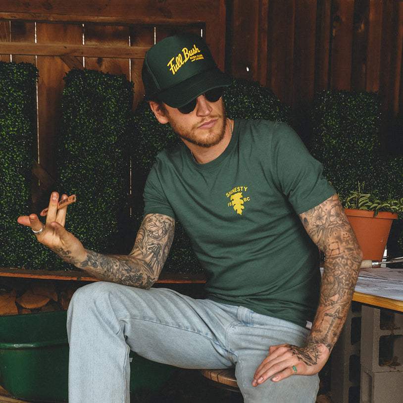 The Overgrowth | Green Full Bush Bush Club Trucker Hat - Shinesty - Flyclothing LLC