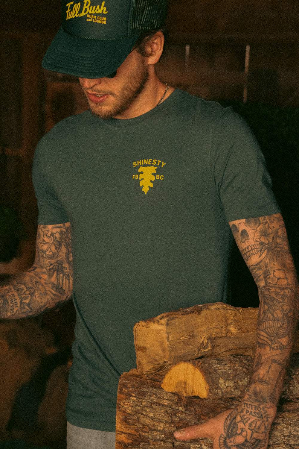 The Hedge Bet | Green Full Bush Bush Club Everyman™ T Shirt - Shinesty - Flyclothing LLC