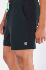 The Funky Fresh | Black and Neon Tribal Ball Hammock® Pouch 5" Swim Trunks - Shinesty - Flyclothing LLC