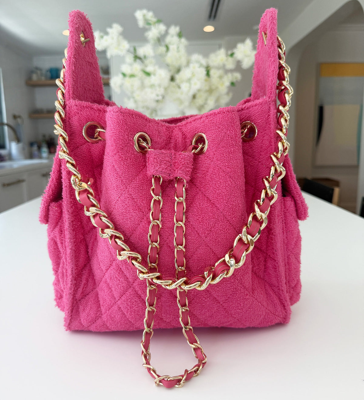 Bayshore Bucket Small - Fuchsia - BEACH HAUS - Flyclothing LLC