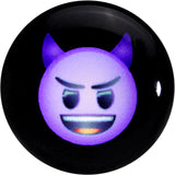 2G Licensed Purple Devil emoji Acrylic Double Flare Plug Set - BodyCandy - Flyclothing LLC