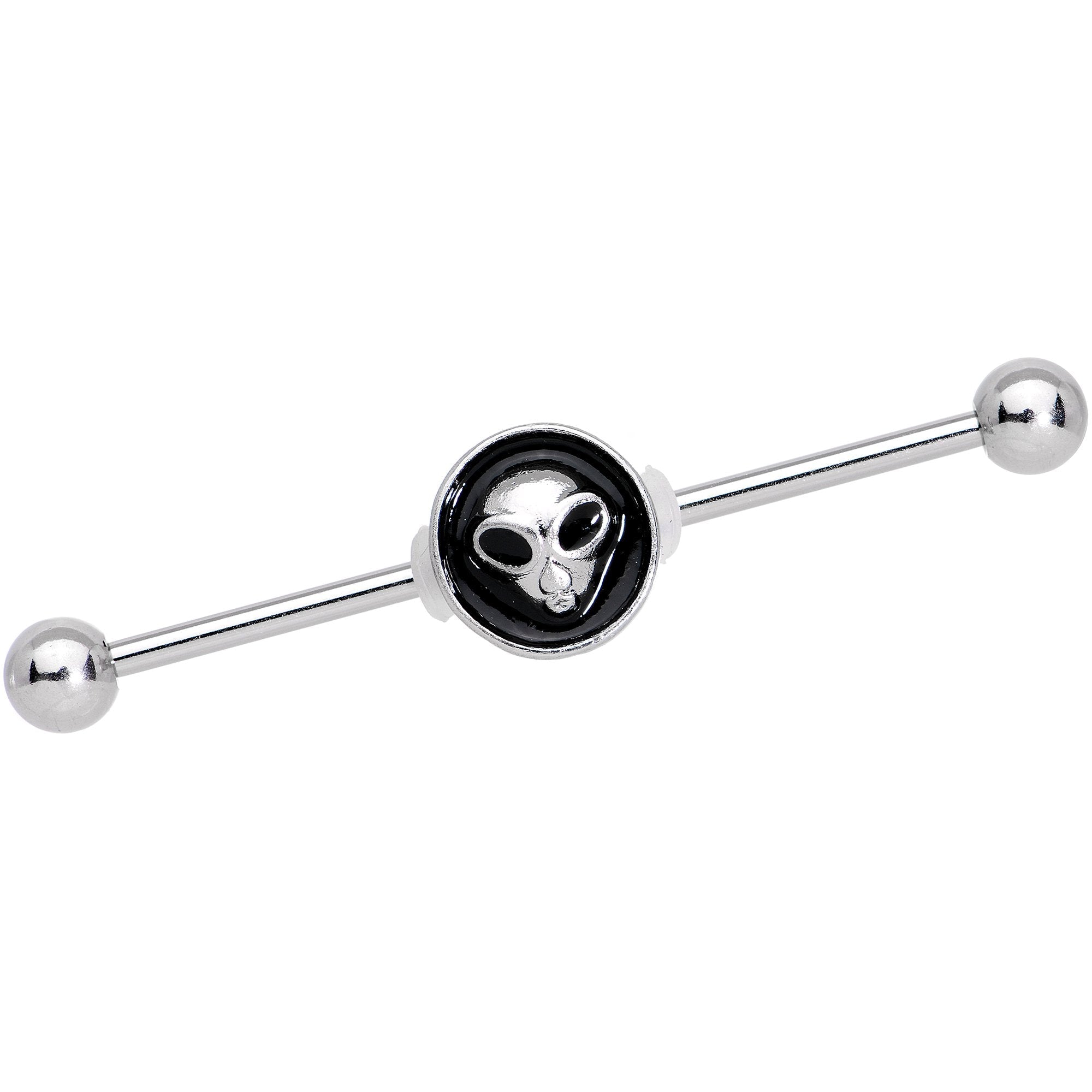 14G Look Out for Alien Industrial Barbell 38mm - BodyCandy - Flyclothing LLC