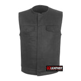 Dark Reign - Unlined Denim /Rolled Collar - GoLeather