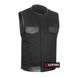 Shadow - Denim with Leather Accents - GoLeather