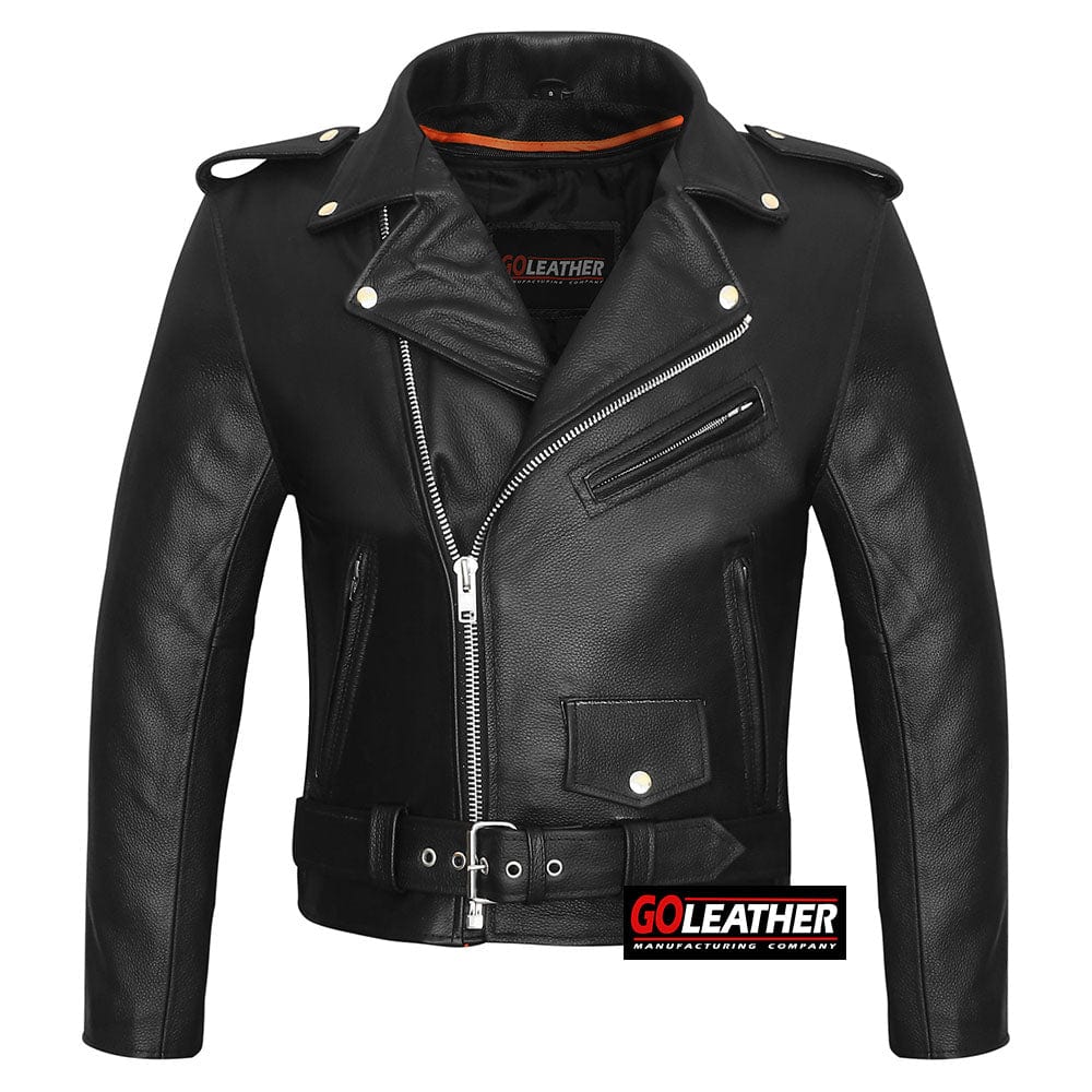 GO730 - Mens Classic MC Style Jacket - GoLeather