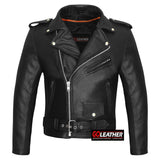 GO730 - Mens Classic MC Style Jacket - GoLeather