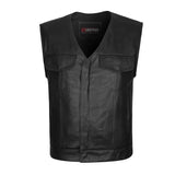 Vanguard - Club Vest with V Neck - GoLeather
