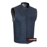 Raw Valor - Dark Blue Raw Denim Vest