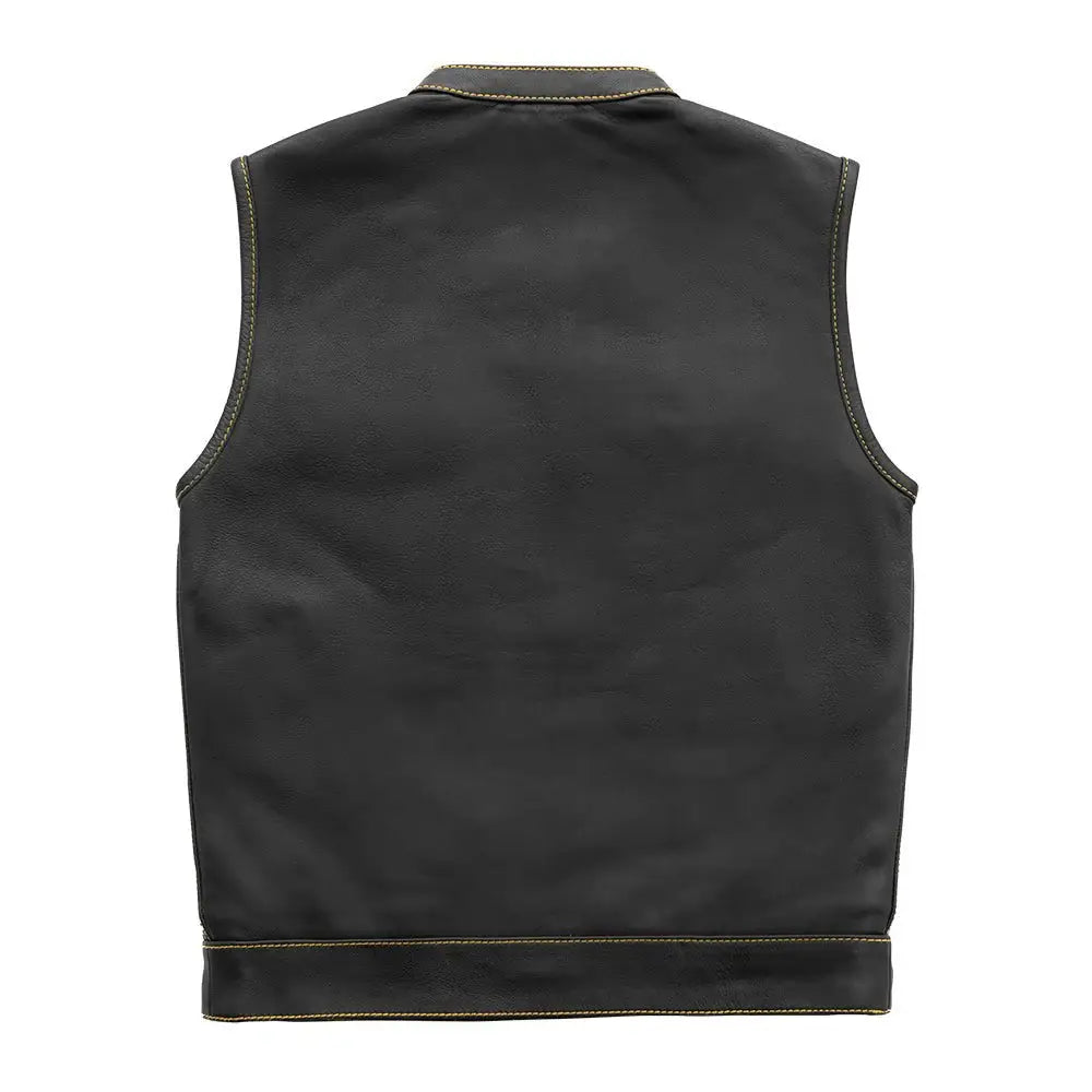 Gadsden - Men's Leather Motorcycle Vest - Limited Edition - First Manufacturing Company - Flyclothing LLC