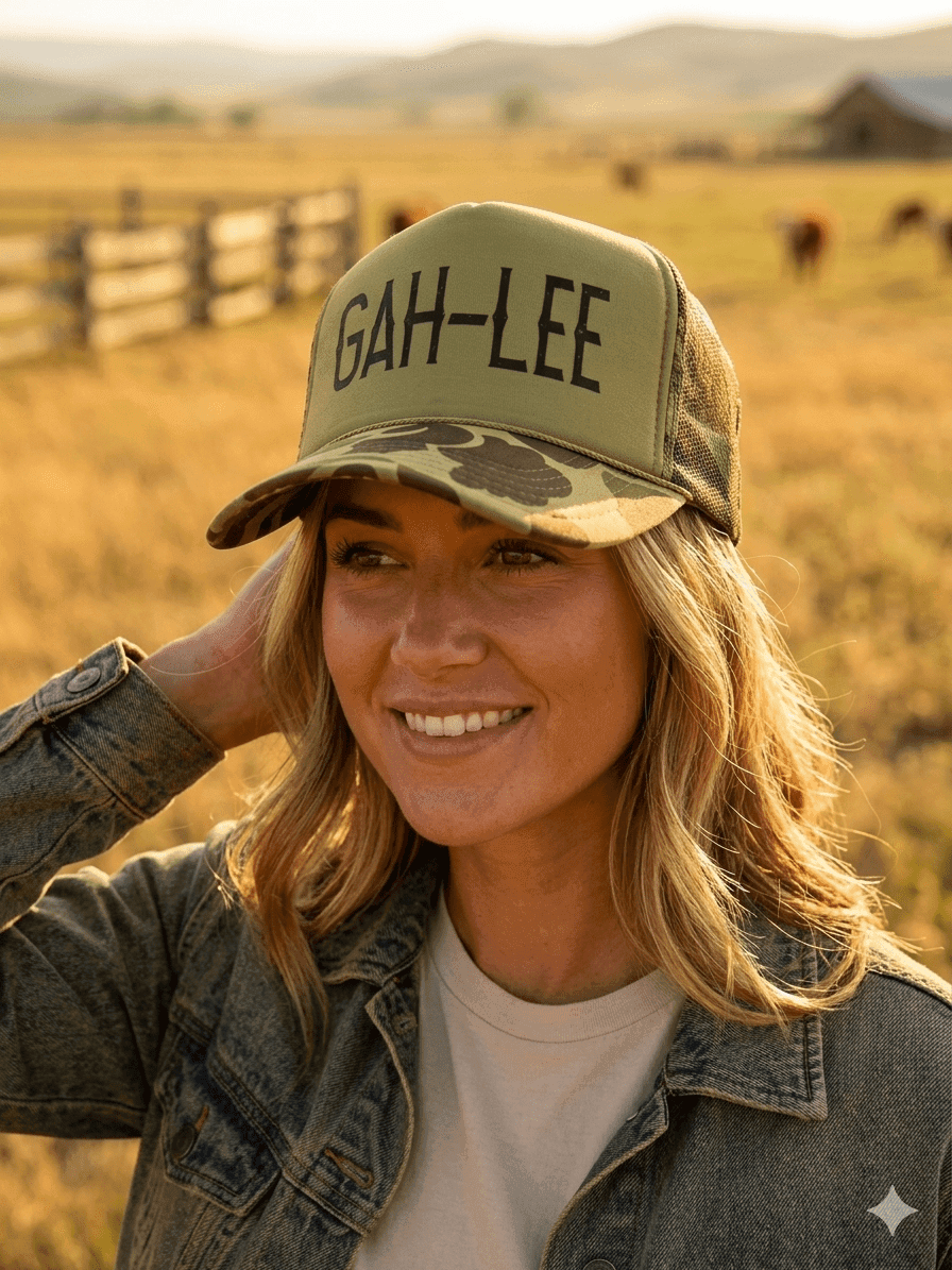 GAH-LEE Camo Trucker Hat - Wild Junkie - Flyclothing LLC