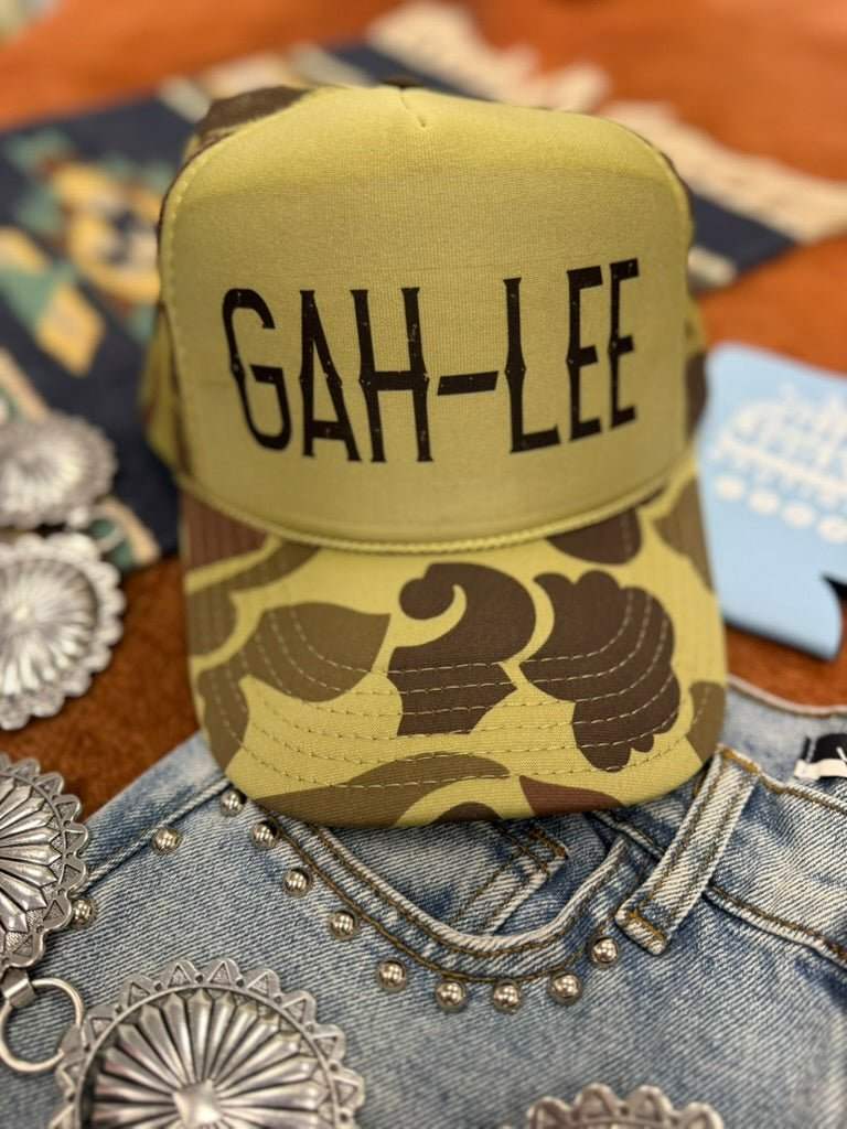 GAH-LEE Camo Trucker Hat - Wild Junkie - Flyclothing LLC
