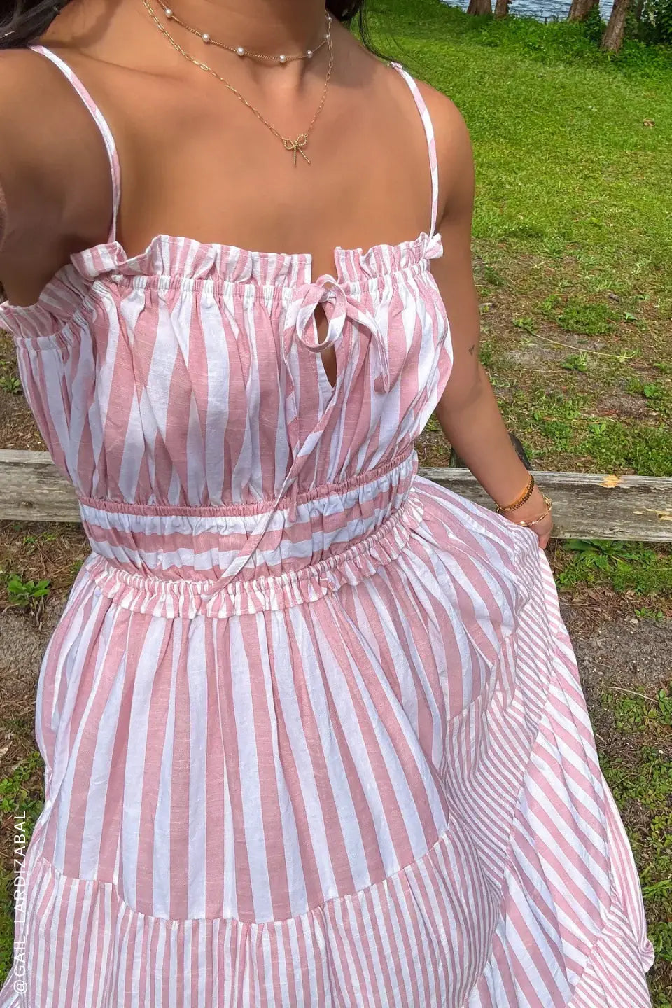 GIA PEONY PINK WOVEN MAXI DRESS - Flying Tomato - Flyclothing LLC
