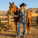Baha Ranch Rhinestone Cowgirl Yeehaw Blazer Women's Blazer - Baha Ranch Western Wear - Flyclothing LLC