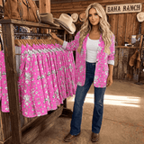 Baha Ranch Hot Pink YEEHAW Rhinestone Cowgirl Blazer - Baha Ranch Western Wear - Flyclothing LLC