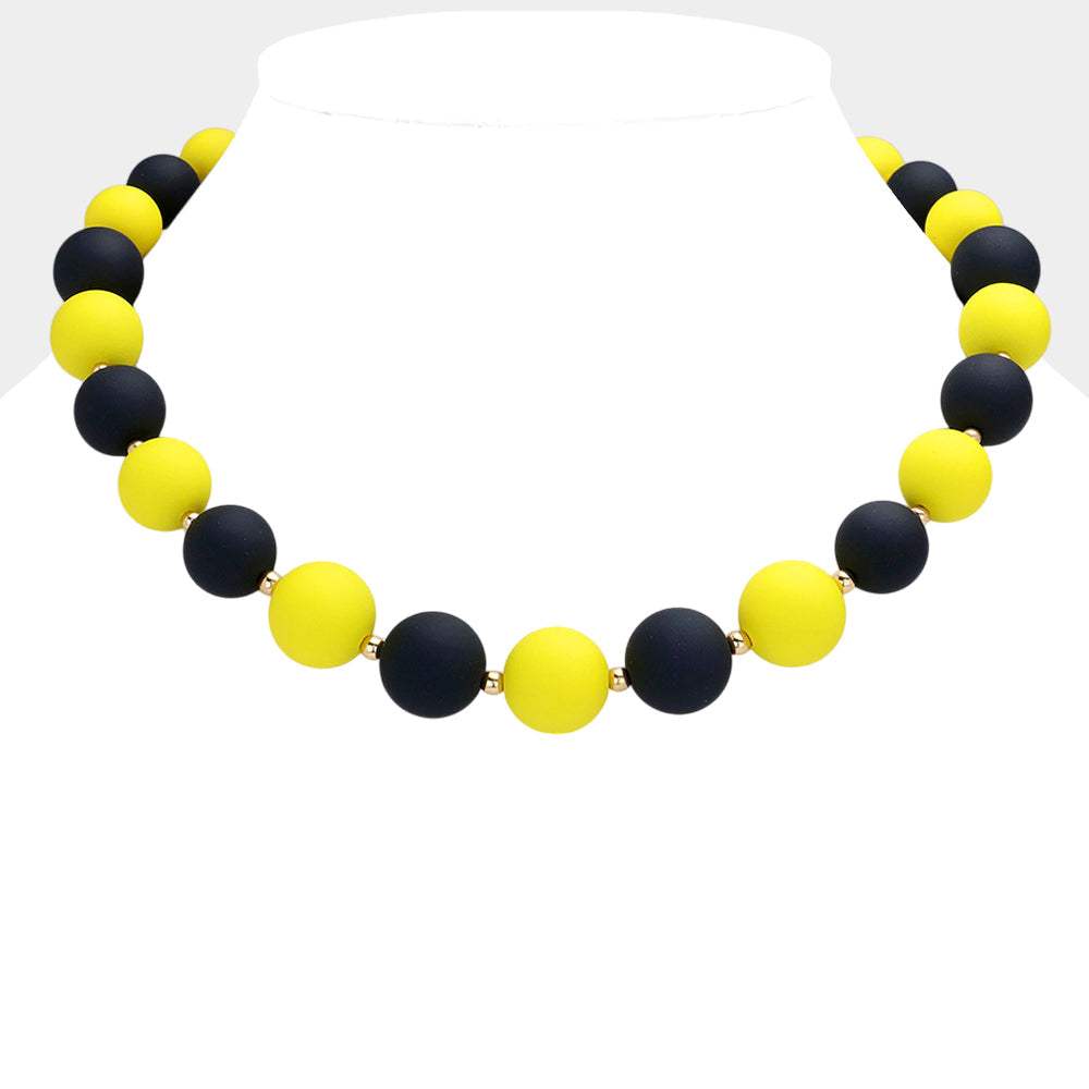 Game Day Beaded Necklace - Madeline Love - Flyclothing LLC