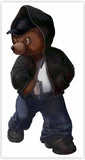 Black Market Art Company Gangsta Teddy Figure Print
