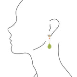 Garden Dreams Lime Turquoise Post Earrings - Barse Jewelry