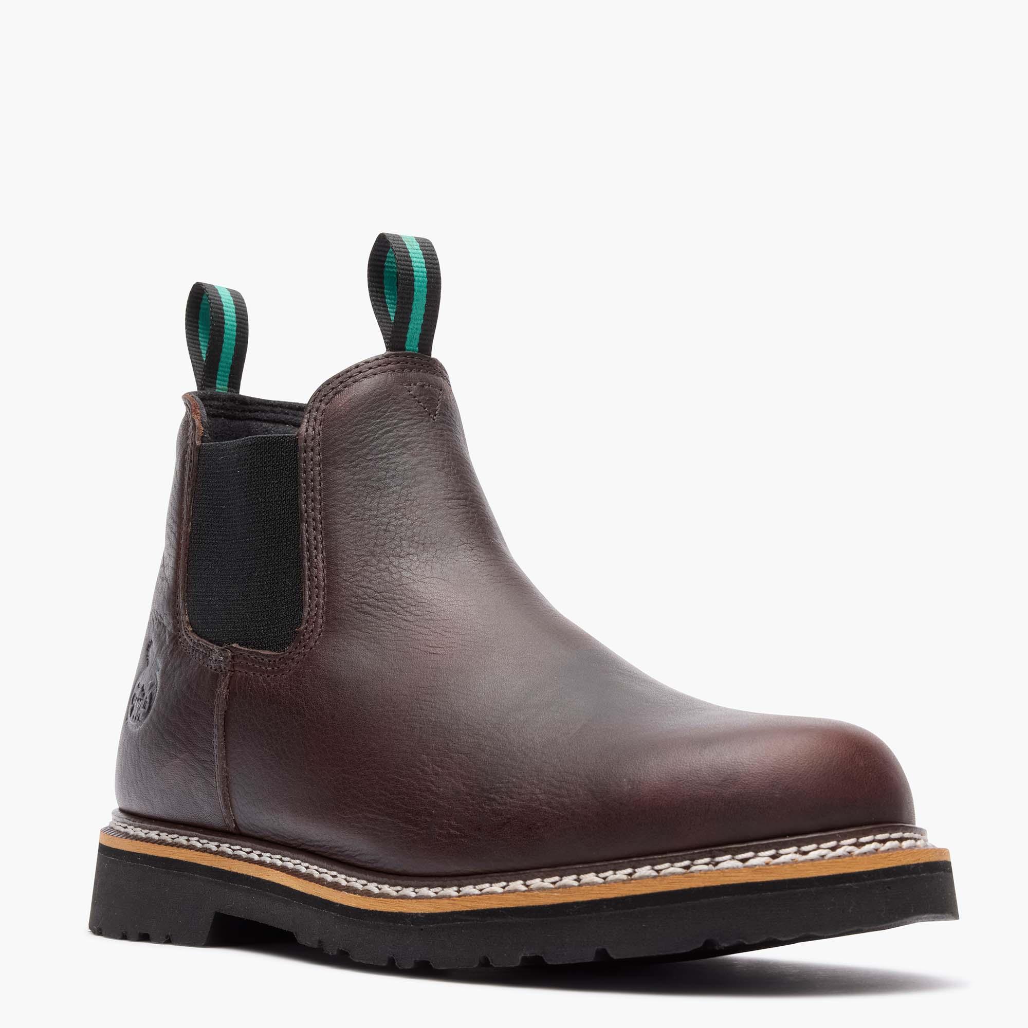 Georgia Giant Men's Soggy Brown Romeo Work Boot - Georgia Boot - Flyclothing LLC