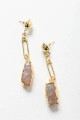 Gem Stone Fashion Earrings - Boho Clothing and Accessories - Flyclothing LLC