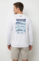 Men's Three's Company L/S UV Fishing Shirt - Hook & Tackle - Flyclothing LLC