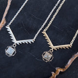 Aztec Labradorite and Bronze Necklace - Barse Jewelry
