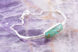 Genuine Blue Turquoise and Sterling Chained Up Cuff Bracelet - Barse Jewelry - Flyclothing LLC