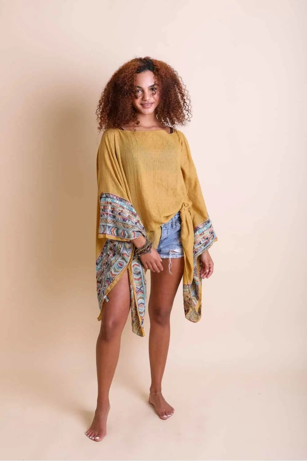 Geometric Embroidered Tunic