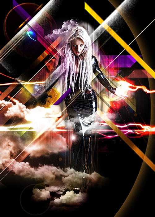 Black Market Art Company Geometry of Light Print - Black Market Art Company - Flyclothing LLC