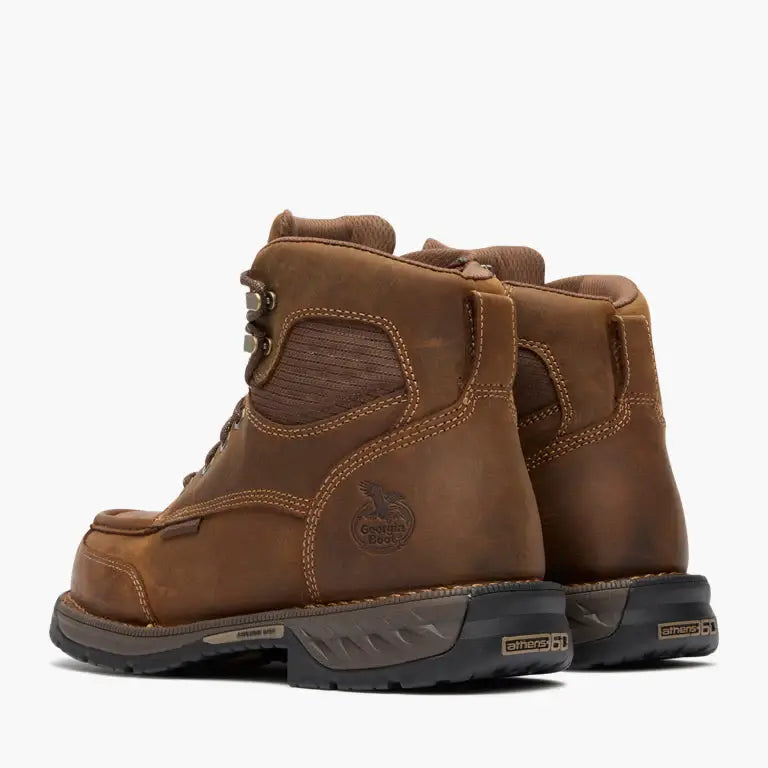 Georgia Boot Athens 360 6" Side-Zip Waterproof Nano Composite Toe Moc-Toe Work Boot - Georgia Boot - Flyclothing LLC