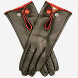 GG4110 (black/red) - Women's Italian casual car gloves - Leather Gloves Online - Flyclothing LLC