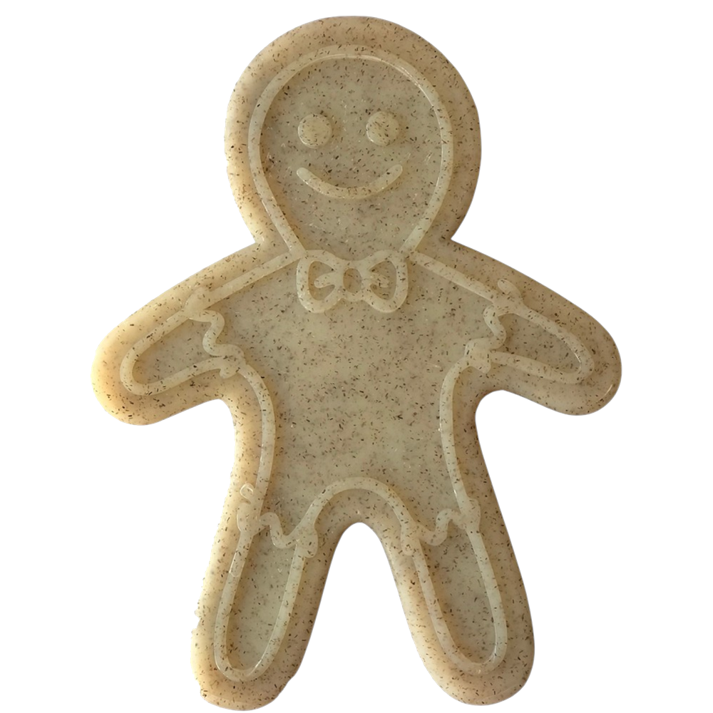 Gingerbread Man Nylon Dog Chew Toy for Aggressive Chewers | USA Made - SodaPup/True Dogs, LLC - Flyclothing LLC