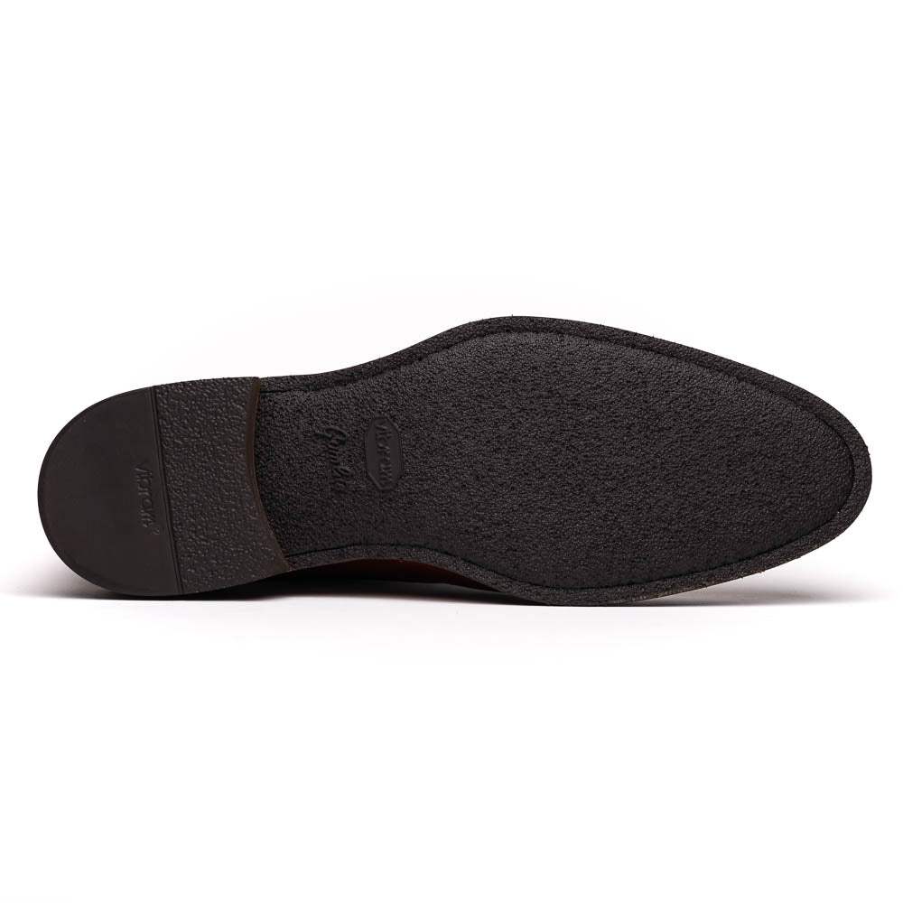 25-548-CGN GIOVANNI Italian Calfskin Lace Up Cognac - Zelli Italia - Flyclothing LLC