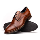 25-548-CGN GIOVANNI Italian Calfskin Lace Up Cognac - Zelli Italia - Flyclothing LLC